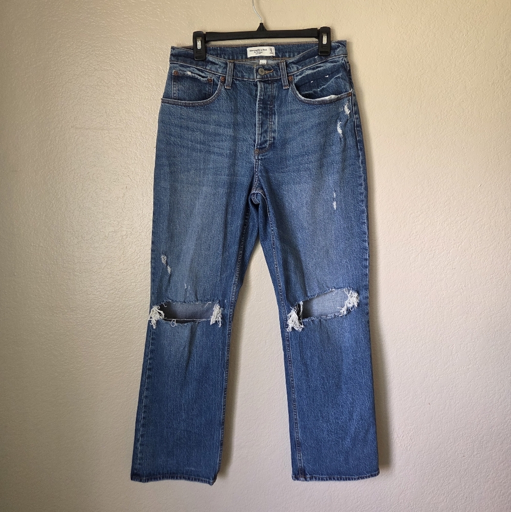 Abercrombie & Fitch 90s Baggy Low Rise Curve Love Jeans 28/6R